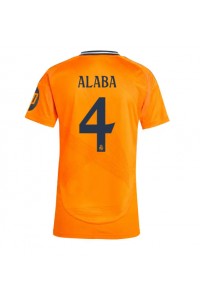 Real Madrid David Alaba #4 Voetbaltruitje Uit tenue Dames 2024-25 Korte Mouw